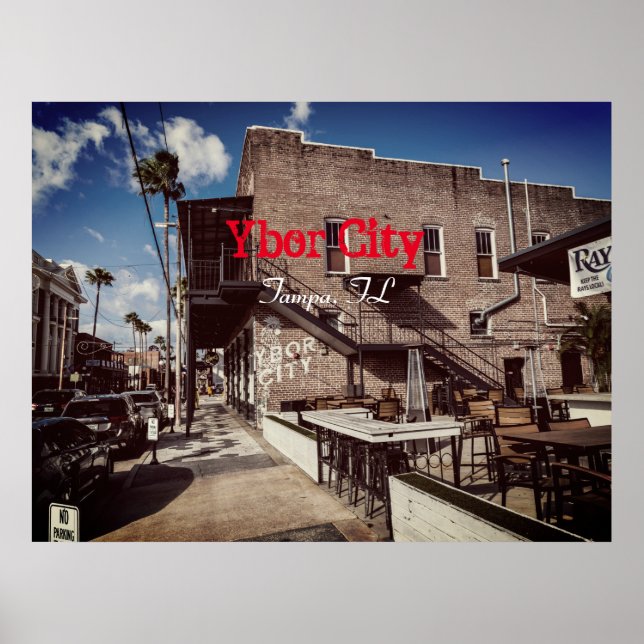 Ybor City, Tampa FLORIDA Poster (Framsidan)