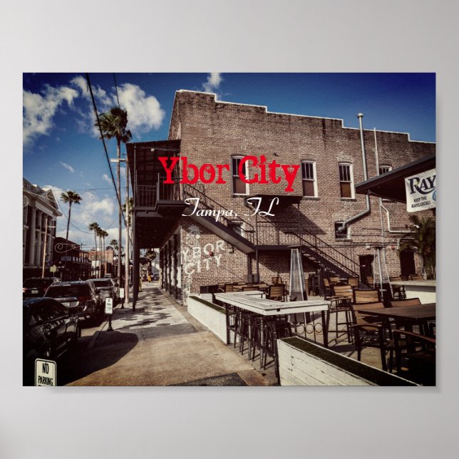 Ybor City, Tampa FLORIDA Poster (Framsidan)