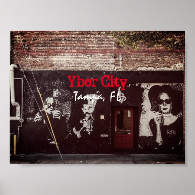 Ybor City, Tampa FLORIDA Poster (Framsidan)