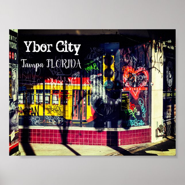 Ybor City, Tampa FLORIDA Poster (Framsidan)