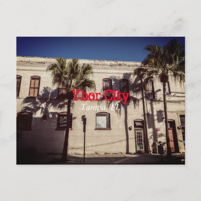Ybor City, Tampa FLORIDA Vykort (Framsida)