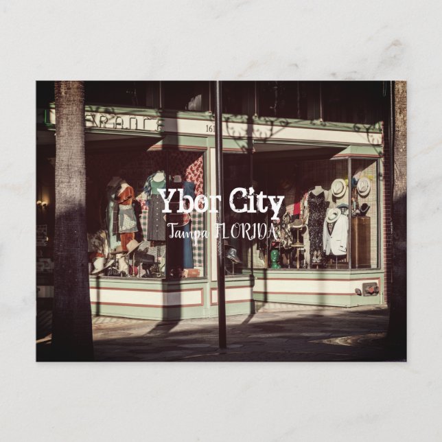 Ybor City, Tampa FLORIDA Vykort (Framsida)