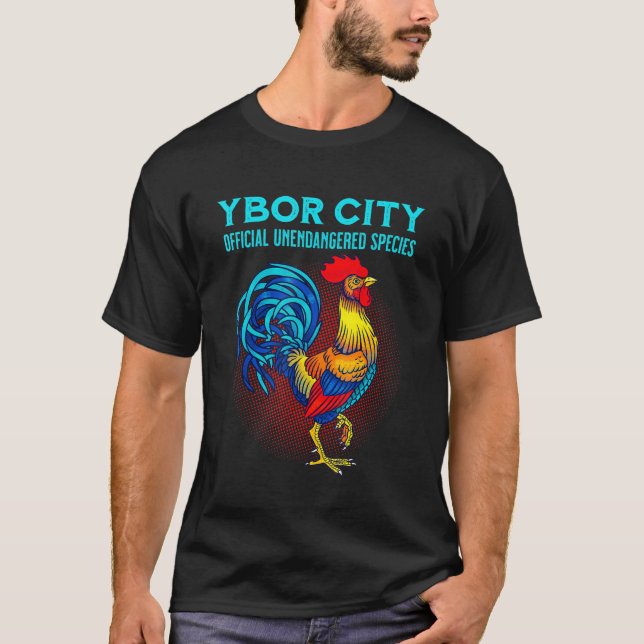 Ybor City Tampa-Officiellen Outrotningshotade arte T Shirt (Framsida)