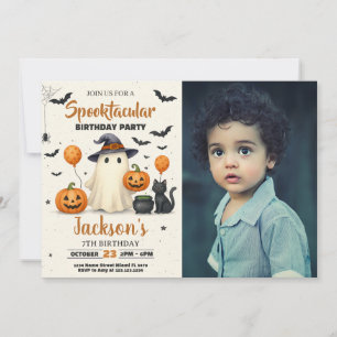 Yck-or-Treat Halloween Birthday-inbjudan Inbjudningar
