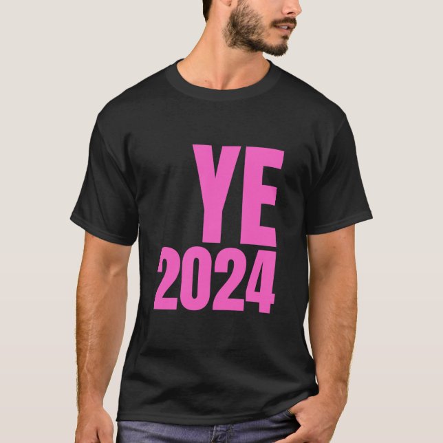 YE2024 Ye 2024 Y2K Ordförande Val Vote Premium T Shirt (Framsida)