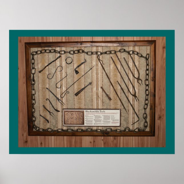 Ye old Blacksmith Verktyg i handeln Poster (Framsidan)
