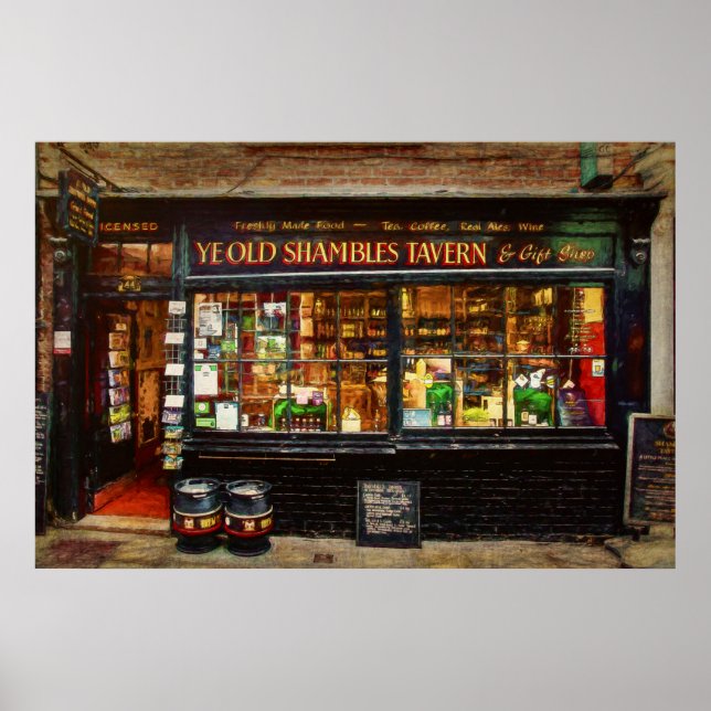 Ye Old Shambles Tavern Poster (Framsidan)