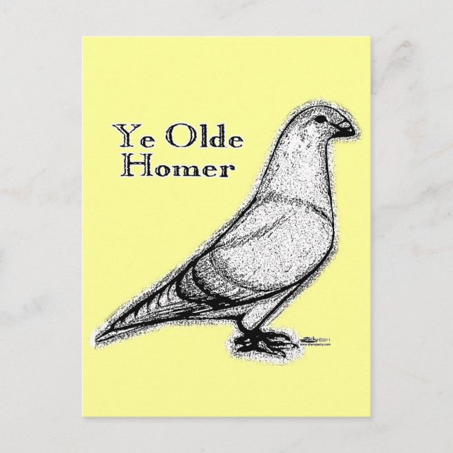 Ye Olde Homer Vykort (Framsida)