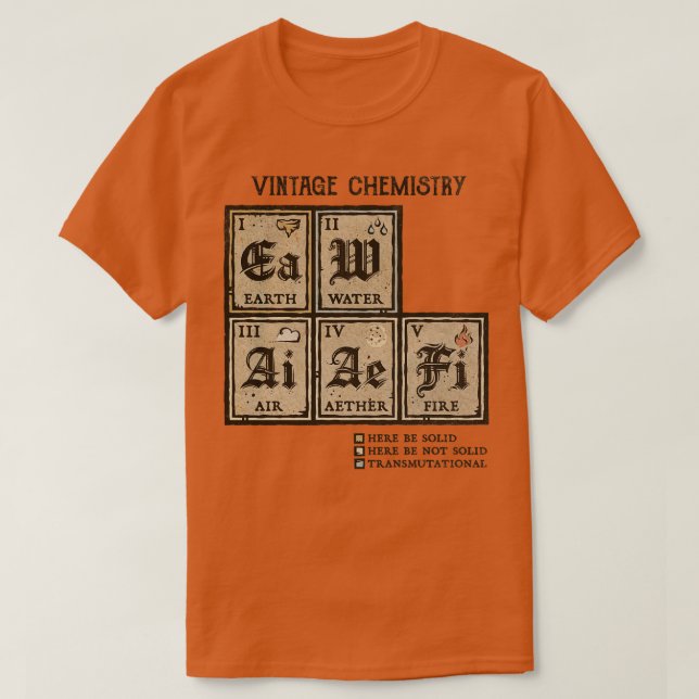 Ye Olde Periodic Bord T Shirt (Design framsida)