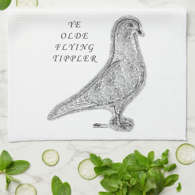 Ye Olde Tippler Pigeon Kökshandduk (Vikta)