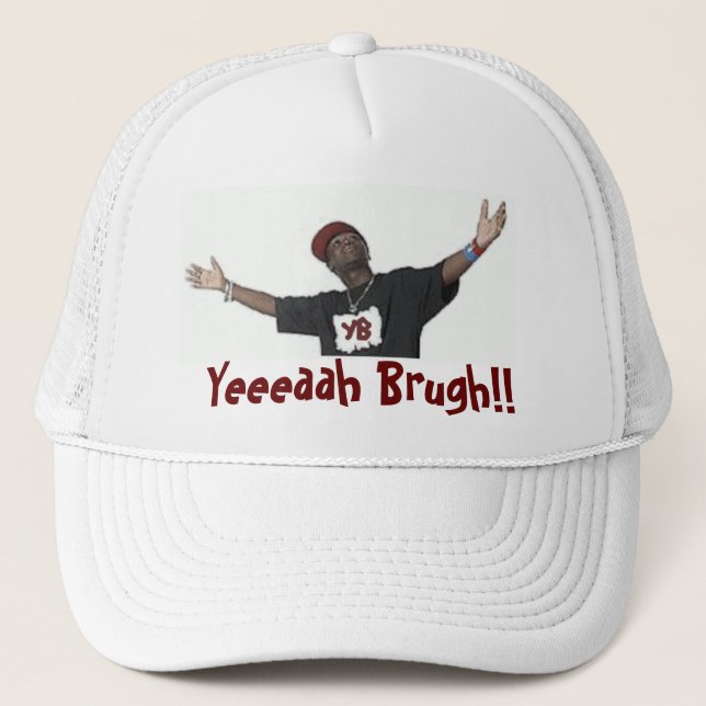 Yeaaaaah Brugh! Vitlocket Truckerkeps (Framsida)