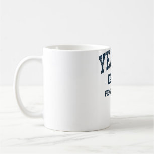 Yeadon Pennsylvania PA Vintage Sports Design Navy Kaffemugg