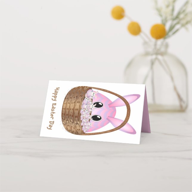 Yeager Påsk speciella världen Påsk basket Placeringskort (Framsida)