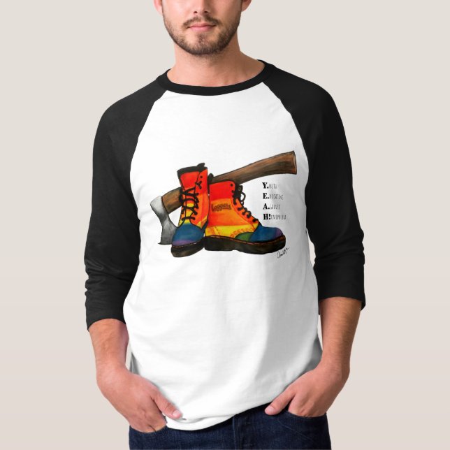 Yeah Club 3/4 Ärm T-Shirt (Framsida)