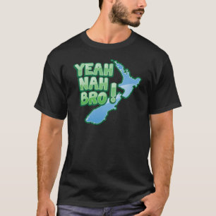 Yeah nah KIWIAuckland för BRO nyazeeländsk desig T Shirt