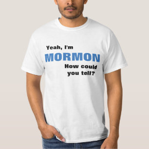 Yeah T-tröja för I-förmiddagMormon hur kunde yaen Tee