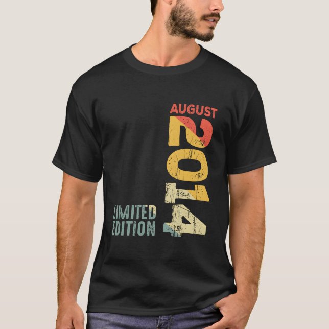 Year 2014 August 2014 2014 2014 Since 2014 T Shirt (Framsida)