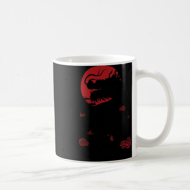 Year Of Dragon Chinese New Year 2024  Kaffemugg (Höger)