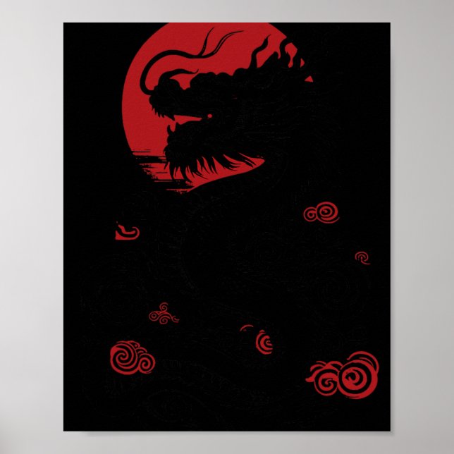 Year Of Dragon Chinese New Year 2024  Poster (Framsidan)