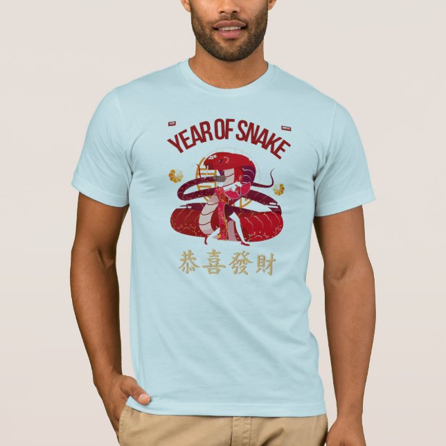 YEAR OF SNAKE  T SHIRT (Framsida)