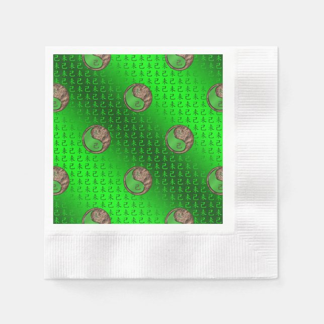 Year of the Earth Goat Pappersservett (Framsidan)