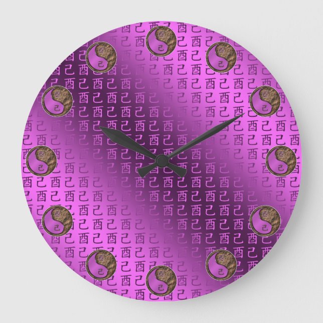 Year of the Earth Rooster Stor Klocka (Framsida)