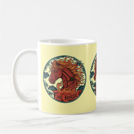 Year of the Fire Horse Mug Design 2 Kaffemugg