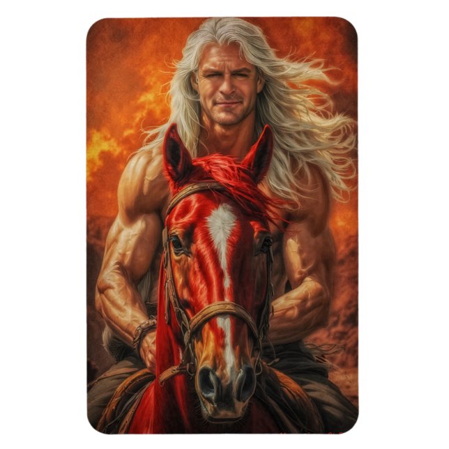 Year of the Fire Horse: Strength & Passion Magnet (Vertikal)