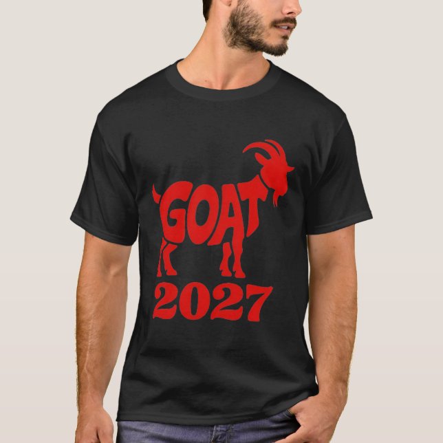 Year of the Goat 2027 T Shirt (Framsida)