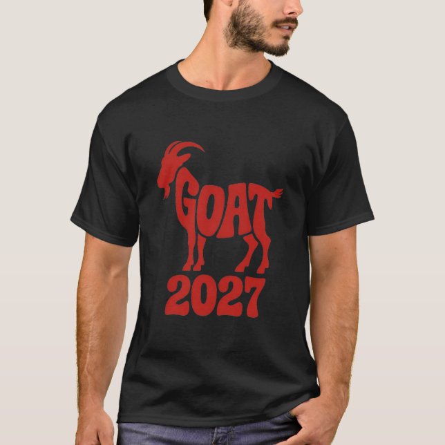 Year of the Goat 2027 T Shirt (Framsida)