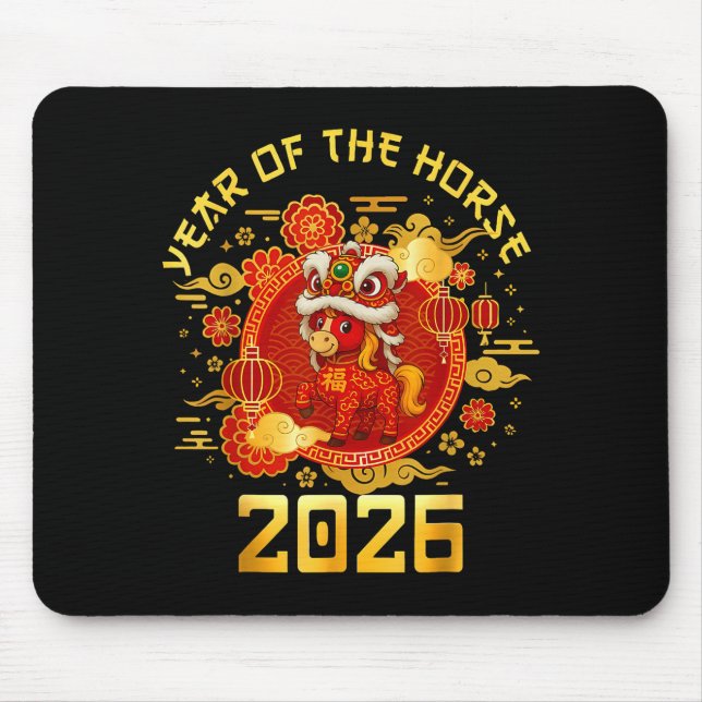 Year Of The Horse 2026 Family Matching Mens Womens Musmatta (Framsidan)