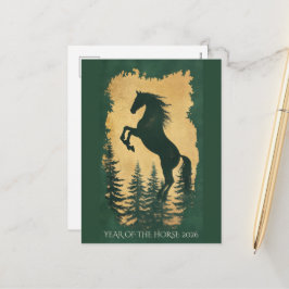 Year of the Horse 2026 Greeting Card  Helg Vykort
