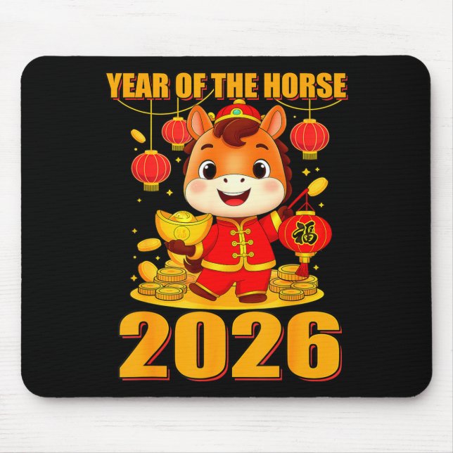 Year Of The Horse 2026 Lunar New Year Chinese  Musmatta (Framsidan)