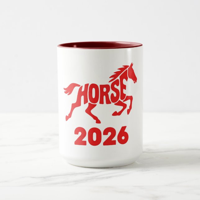 Year of the Horse 2026 Mugg (Center)