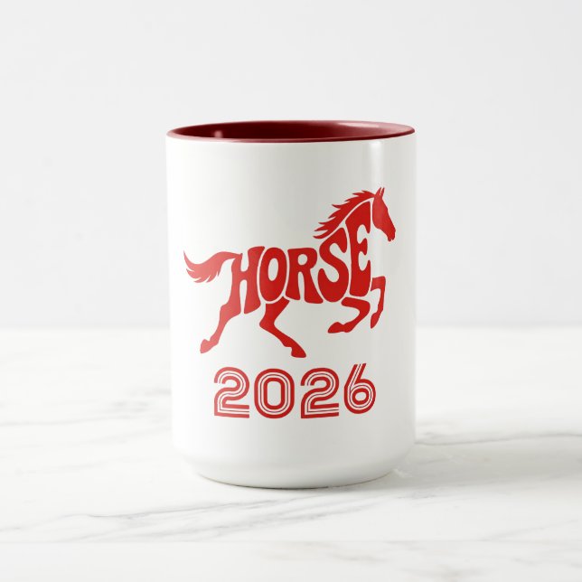 Year of the Horse 2026 Mugg (Center)
