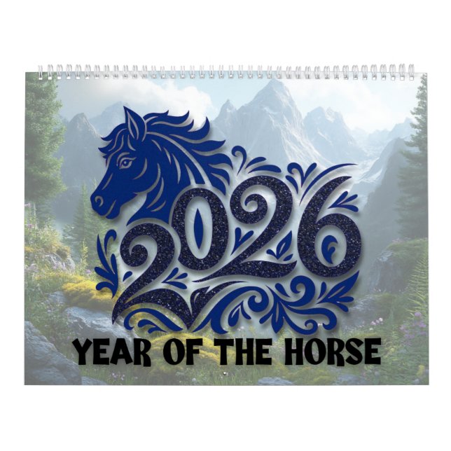 Year of the Horse Calendar, Horse Kalender (Omslag)