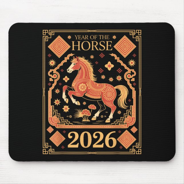 Year Of The Horse – Chinese Zodiac New Year 2026  Musmatta (Framsidan)