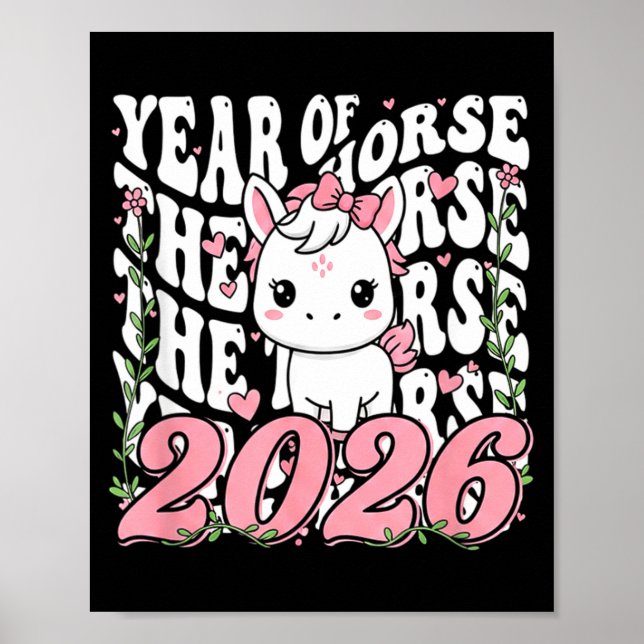 Year Of The Horse For Girls  Poster (Framsidan)