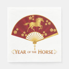 Year of the Horse New Years Eve Party Pappersservett