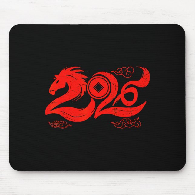 Year Of The Horse Zodiac Happy Chinese Lunar New Y Musmatta (Framsidan)