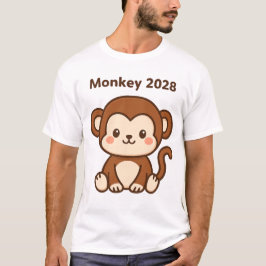 Year of the Monkey 2028 T Shirt