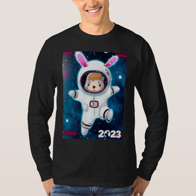 Year Of The Rabbit 2023 Chinese New Year 2023 Boy  T Shirt (Framsida)