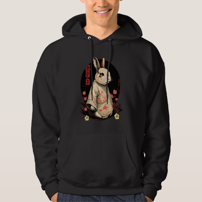 Year Of The Rabbit 2023 Chinese New Year 2023 Hoodie (Framsida)