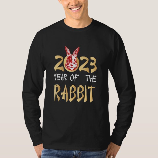 Year Of The Rabbit 2023  Chinese New Year 2023 T Shirt (Framsida)