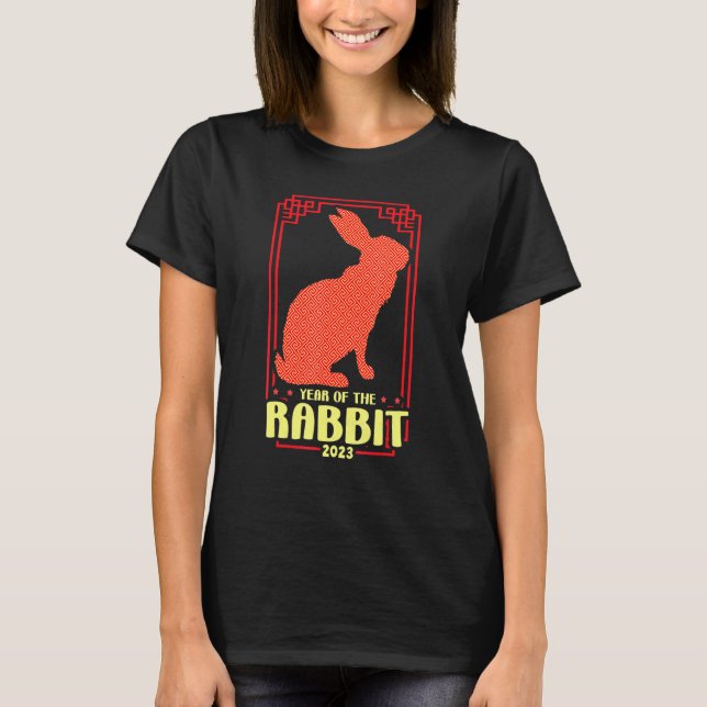 Year Of The Rabbit Chinese New Year 2023 12 T Shirt (Framsida)