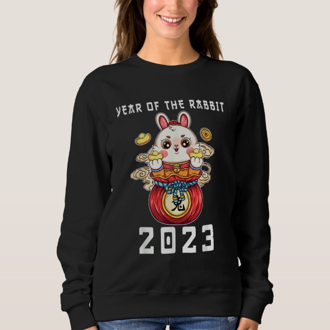 Year of The Rabbit Chinese Zodiac Lunar New Year 2 T Shirt (Framsida)