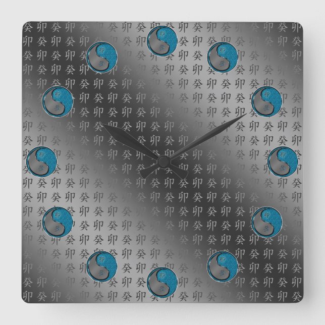 Year of the Water Rabbit Fyrkantig Klocka (Framsida)