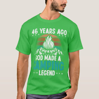 Year Old Camping Legend Scout Birthday Camper frie T Shirt