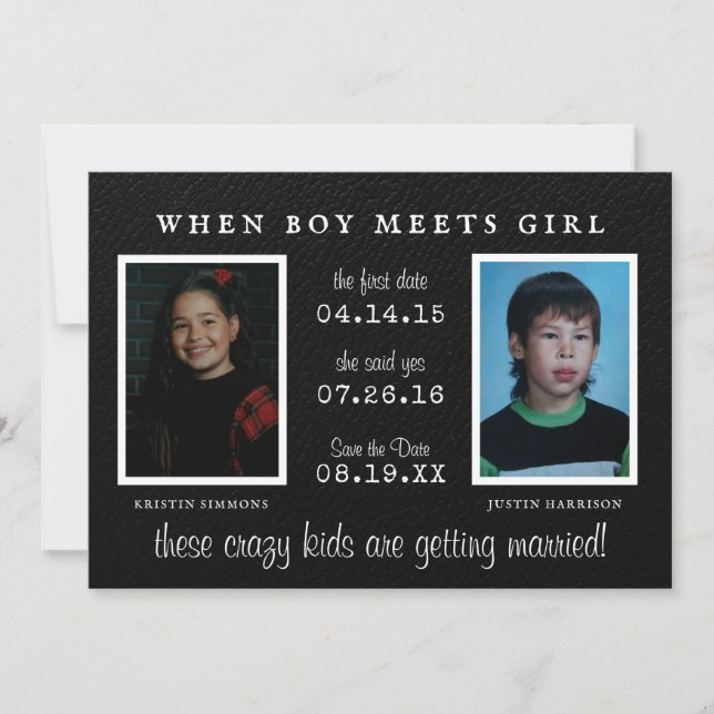 Yearbook Photo | Foto Spara datum meddelande (Framsida)