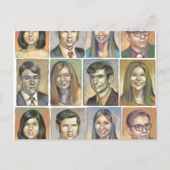 Yearbook Photos Poscard Vykort (Framsida)